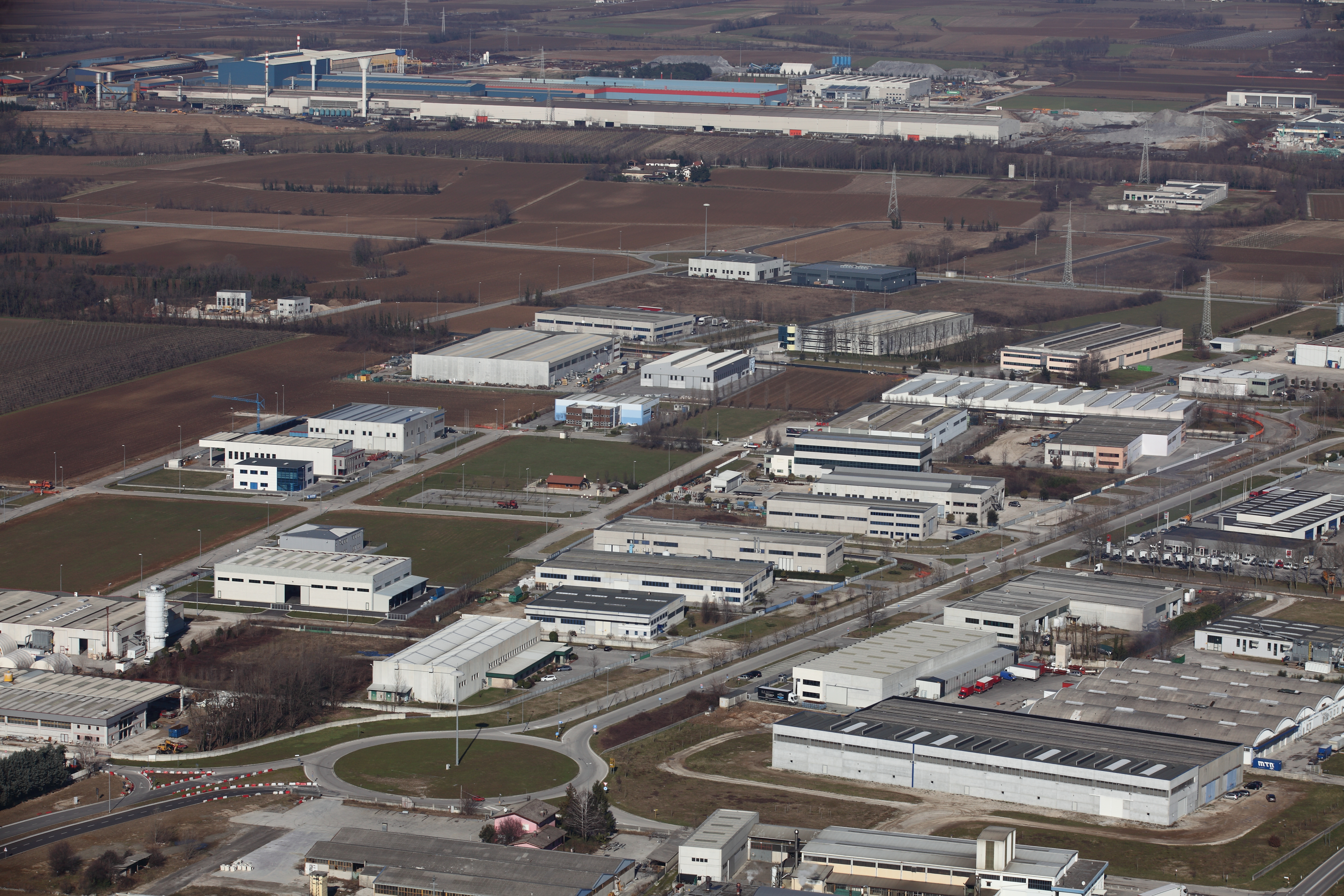 Foto Industriegebiet Udine Süd